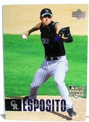 2006 UD Rookie Card MIKE ESPOSITO #157 - Rockies  - Image 1 of 2