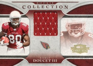 2008 Donruss Threads Rookie Collection Materials #18 Early Doucet Jersey /500
