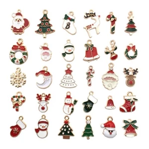 38 Stck. Schöne Mischung Weihnachten tropfen Anhänger Innen und Außen Zum Selbermachen Ornamente - Bild 1 von 8