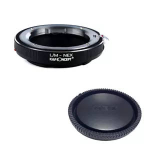 K&F adapter with lens cap for Leica M mount lens to Sony E NEX a5000 A7II,A7R - Picture 1 of 9