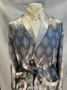 Mens Silk Satin Robe -Designer High Quality 5 Day Delivery-FAST SHIP- 27k Sold - Picture 1 of 169
