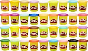Play-Doh Modeling Compound 36-Pack Case Non-Toxic Assorted Colors 3Oz Cans 
