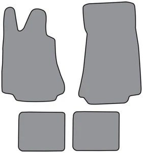 1987 BMW L6 Cutpile Carpet Floor Mat 4pc - Picture 1 of 2