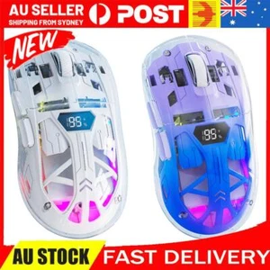 Bluetooth-Compatible Mouse 2.4GHz+BT5.0 Transparent Mice 5 Level DPI for Win/ - Afbeelding 1 van 18