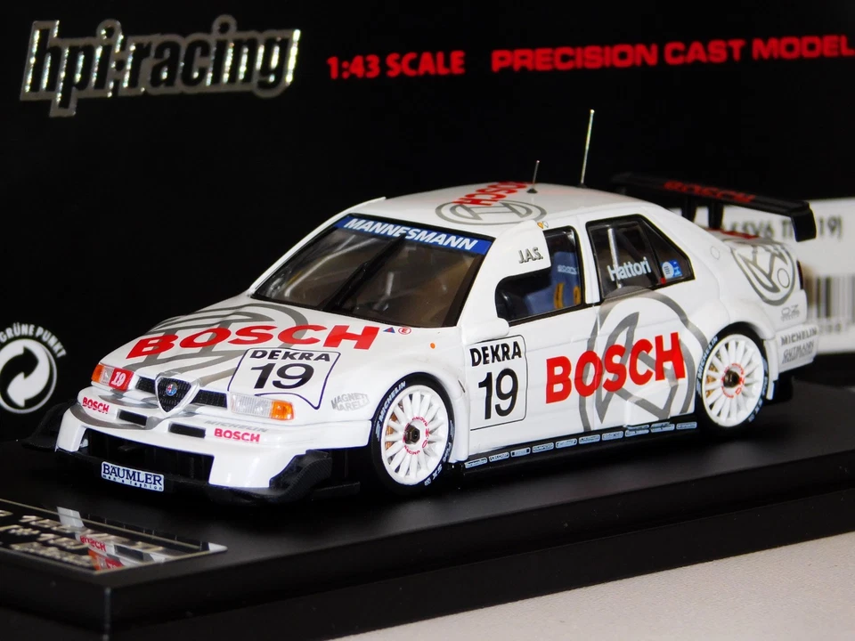 ALFA ROMEO 155 V6 TI BOSCH #19 ITC 1996 HPI 8098 1:43 - Immagine 1 di 1