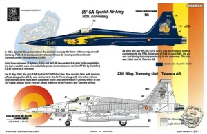 Aztec Decals 1/48 Northrop RF-5A 'Spanish Air Army 50th Anniversary' #48-033 - Bild 1 von 5