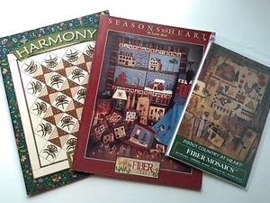 Fiber Mosaics Quilt Pattern & Booklets by Leslie Beck - Lot of 3 - Picture 1 of 12