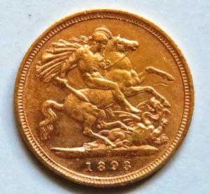 Australia. 1893 Sydney - Half Sovereign.. Old Head.. Much Lustre - gVF/EF - Picture 1 of 2