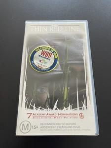 The Thin Red Line🪖1998 VHS Movie 🎥 George Clooney | Sean Penn | Nick Nolte - Picture 1 of 5