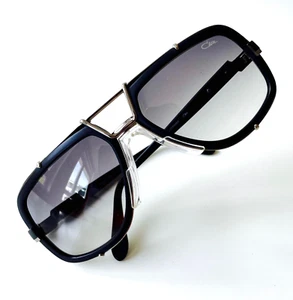 Cazal 656 Col 11 Matte Black Sunglasses Germany Hip Hop Bboy Legends 642 Vintage - Picture 1 of 16