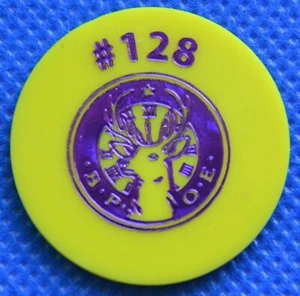 Trade Token - BPOE #128 - GF One Drink - gelb #N13 - Bild 1 von 3