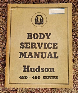 Vintage Original 1948-1949 HUDSON Body Service Manual 480-490 Series - Picture 1 of 6