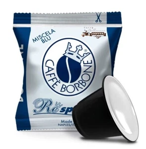 200 Kapseln Blaue Kaffeemischung Bourbon Respresso kompatibel Nespresso Maschinen - Bild 1 von 7