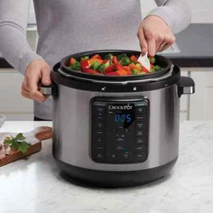 Crock-Pot 8-Quart Multi-Use XL Express Crock Programmable Slow Cooker and Pre... - Picture 1 of 4
