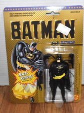 NOS 1989TOY BIZ Batman Action Figure with Bat Rope Factory Sealed