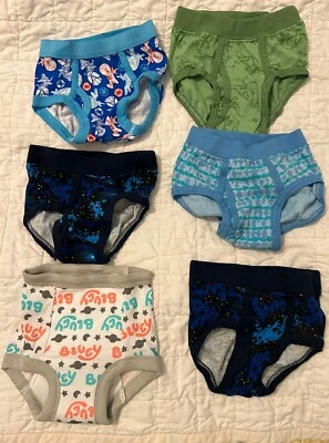 New Toddler Boys Briefs Sizes 2T-3T Underwear Lot Spiderman Bluey 2T 3T Dinosaur - Image 1 of 2