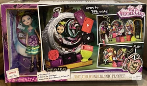 EVER AFTER HIGH “RAVEN QUEEN” WAY TOO WONDERLAND PLAY-SET & DOLL OPEN 3ft WIDE - Picture 1 of 8