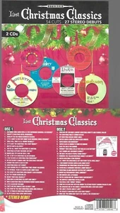LOST CHRISTMAS CLASSICS-2 CDs-54 CUTS-27 STEREO DEBUTS-SNOOPY/CHIPMUNKS/DOMINICK - Picture 1 of 1
