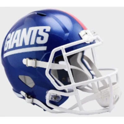 New York Giants Full Size Speed Replica Football Helmet Color Rush - NFL.