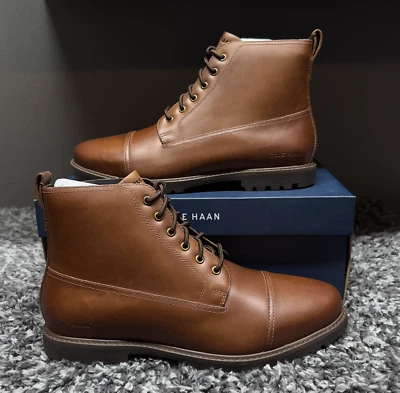 Cole Haan Boots Mens Size 10 Brown Bayou Grand Lug Cushioned C39937 - Image 1 of 4