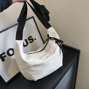 Large Capacity Nylon Crossbody Bag New Casual Versatile Commuting Shoulder Bag - Picture 1 of 16