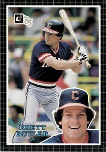 1985 Donruss Action All-Stars Brett Butler Cleveland Indians #23