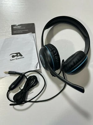 Cyber Acoustics - 3.5mm Stereo HEADSET With Headphones & Noise Canceling Mic - N - Image 1 of 4