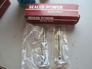 (2) NEW SEALED POWER V119930 VINTAGE EXHAUST VALVE FOR ACADIAN CHEVY 1500 3100