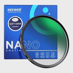 NEEWER 49mm HD Soft GND8 Nano Coating Glass Camera Lens Filter - Picture 1 of 1