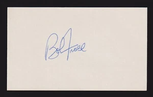 Bob Froese (Debüt 1979) FLYERS RANGERS SIGNIERTES AUTOGRAMM AUTO 3x5 INDEX COA - Bild 1 von 1