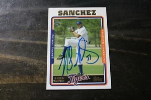 HUMBERTO SANCHEZ  DETROIT TIGERS  AUTOGRAPHED CARD - Picture 1 of 1
