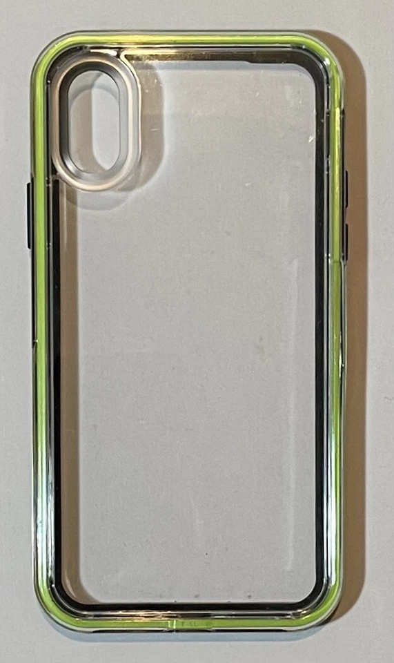 Funda de teléfono LifeProof Slam Series para Apple iPhone X XS verde negra transparente Foto 1 de 1