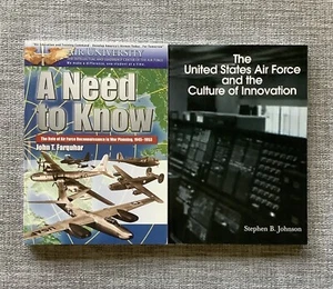 RARE 2 LOT USAF: Air Force and Culture of Innovation, A Need to Know by Farquhar - Picture 1 of 12