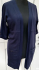 Ladies Smart Navy Blue Cardigan From Wallis Size Small