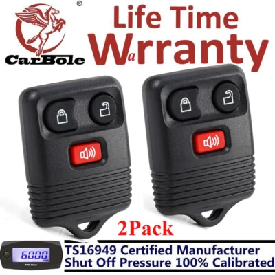 Juego de 2 llaveros de coche con control remoto de entrada sin llave aptos para Ford Expedition F-150 F350 Foto 1 de 4