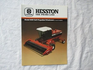 1990 Hesston 8400 Self Propelled Windrower Prime Time Tractor Sales Brochure - Picture 1 of 3