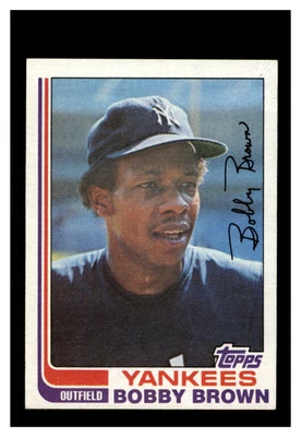 1982 Topps #791 Bobby Brown New York Yankees NM-MT - Image 1 of 2