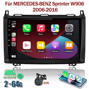 Für MERCEDES-BENZ Sprinter W906 2006-2016 Android13 Autoradio Carplay GPS SAT BT - Bild 1 von 14