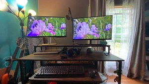 Acer 27" IPS Monitor Nitro ED2727 FHD with bonus cables-Used-awesome condition - Picture 1 of 7