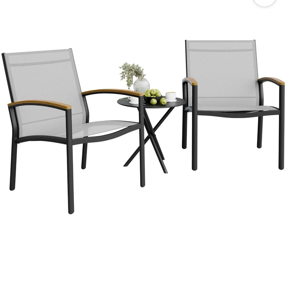 Juego de muebles de patio exterior Walsunny de 3 piezas. Foto 1 de 3