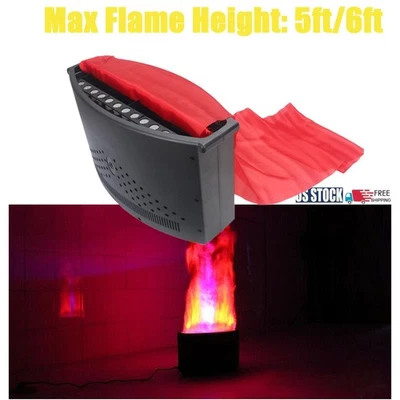 Fake Fire Light RGB LED Stage DJ 3D Fake Flame Light Effect Lamp For Party - Image 1 of 4