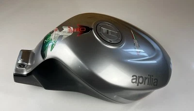 2002 Aprilia Sl1000 Falco Gas Tank Fuel Cell Petrol Reservoir OEM Silver Nice! - Image 1 of 4