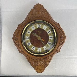 Soviet Vintage Clock, Quartz Working USSR Wooden Clock, USSR Antares - Picture 1 of 8
