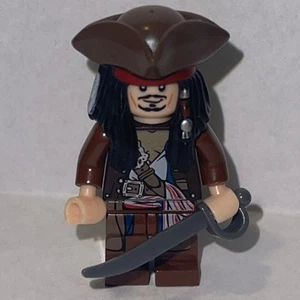 LEGO Cpt Jack Sparrow Pirates of the Caribbean Minifigure Tricorn 4193 4194 4195 - Picture 1 of 3