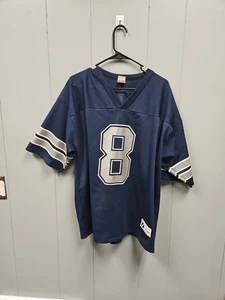 Vintage Dallas Cowboys Troy Aikman Trikot Herren Large Blau NFL Logo 7 USA 90s - Bild 1 von 9