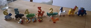 Goki Holzzug Geburtstagszug Zahlen 1-6 Kindergeburtstag Deko - Bild 1 von 15