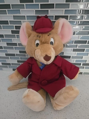 Vintage 1986 Disney Basil Plush The Great Mouse Detective 15" Caltoy - Imagem 1 de 4
