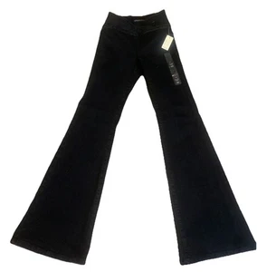 Aeropostale Pull On High Waisted Soft Flex Jeans Flare Leg XS schwarz  - Bild 1 von 9