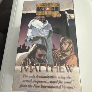 The Visual Bible "Matthew"(4)VHS Movies Video Tapes Scriptures Word for Word NEW - Picture 1 of 2