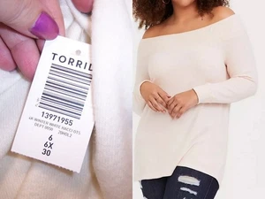 Torrid NEW Super knit top sweater plus size 6 6x SOFT PLUSH winter white HOLIDAY - Picture 1 of 12